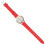 2Stk Damen Uhr Rot Quartz Elegant 2