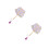2Stk Bestickter Handfächer Mit Holzgriff, Chinesisch, Orchidee, 4