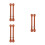 3Paare Adjustable Fake Leder Boot Straps Für 5