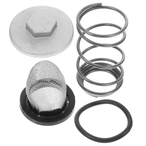 2Stk Scooter Gasfilter Ölfilter Motorfilter Robust Aus Eisen Silber 1