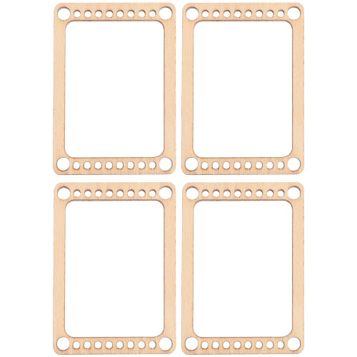 12Stk Mini Webrahmen Holz Beige Handwerk Webbrett Zubehör