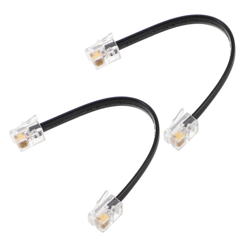 8Stk 6-Core Flachleitung Telefonkabel Robust Stabil 2