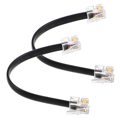 8Stk 6-Core Flachleitung Telefonkabel Robust Stabil 1