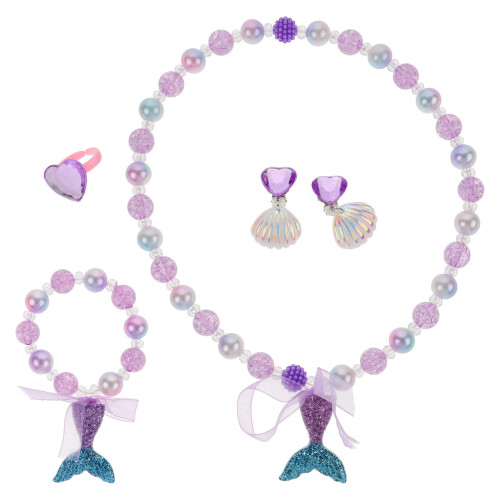 3Sets Schmuckset Beads Halskette Armband Sommer 2