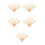 5St Bamboewaaier Frame Khaki DIY Handgemaakt Decoratief Vouwbaar Model 10