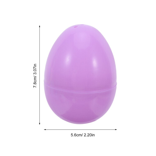 30Pcs Plastic Fillable Easter Eggs Assorted Colors Large DIY Egg Hunt 1