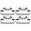 4Pcs Small Metal Storage Boxes with Lid Multi Color Cookie Containers 4