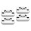 4Pcs Small Metal Storage Boxes with Lid Multi Color Cookie Containers 6
