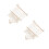 2Pièces Organisateur Suspendu En Macramé Double Couche Beige 6