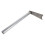3Pièces Cultivateur Main Métal Argent Pour Sol Compact Désherbage 2