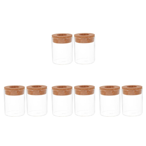 8Pièces Vase De Culture Hydroponique En Transparent Compact 2
