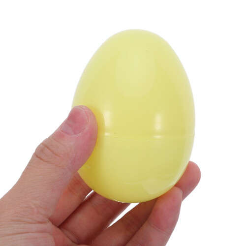 30Pcs Plastic Fillable Easter Eggs Assorted Colors Large DIY Egg Hunt 2