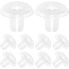 50Pcs Transparent Pom Blinds Bottom Rail Cord Plugs for Window Repair