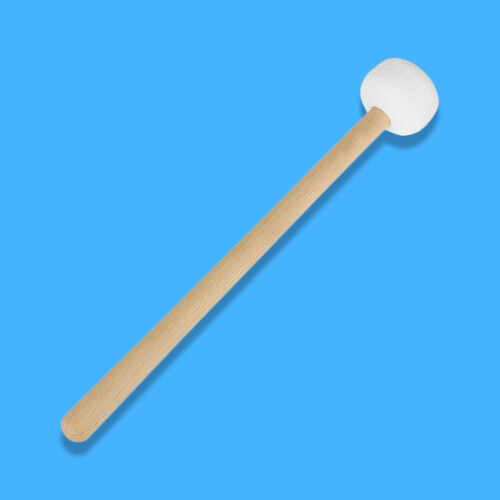 2Pièces Baguettes Percussion Feutre Avec Manche Bois Ergonomique 1