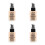 4Pièces Crème Teintée Hydratante Beige Liquide Pour 7