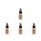 4Pièces Crème Teintée Hydratante Beige Liquide Pour 4