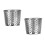 2Pièces Grille D’évacuation Inox Pour Tuyau Conique Argenté Robuste 4