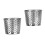 2Pièces Grille D’évacuation Inox Pour Tuyau Conique Argenté Robuste 3