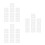 30Pièces Capuchons Transparent Clavier Plastique Usage Protection 3