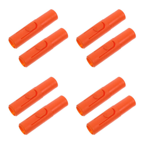 8Pièces Kit Adaptateur Balai Orange Résistant Usage 2