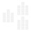 30Pièces Capuchons Transparent Clavier Plastique Usage Protection 5