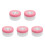 5Pcs Pink Puff Container Soft Plush for and Body Care 5