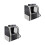 2Pièces De Voyage Chat Oxford Durable 8