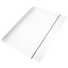 4Pièces Couvre-Agenda Transparent PP Robuste Pour Cahiers Et