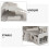 Bâtiment Endommagé Plastique Gris Pour Table De Sable 5