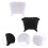 6Pièces Crop Top Noir En Polyester Design Stylé Et Confortable 9