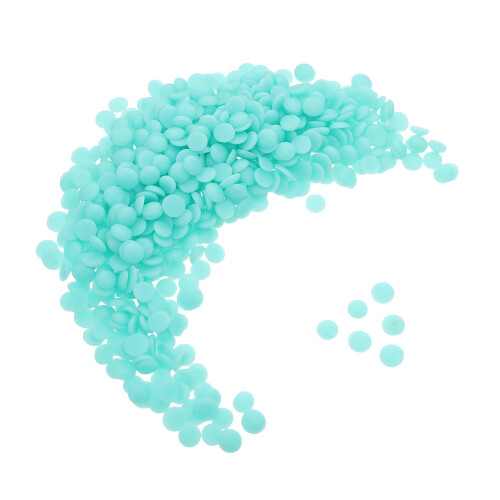 3Pièces Perles De Cire Verte Pour Sculptée Façonnée 1