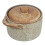 2Pcs Multi Use Ceramic Steam Egg Pot and Stew Bowl with Lid for Home 1