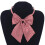 4Pcs Comfortable Pink Bow Tie for Graduation Adjustable Neck Strap 1