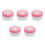 5Pcs Pink Puff Container Soft Plush for and Body Care 3