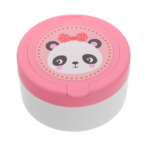 5Pcs Pink Puff Container Soft Plush for and Body Care 1