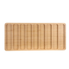 Bamboo Watch Band Display Organizer Box with Clear Acrylic Lid