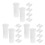 3St Witte Plastic Met Luide Voor Sport Training En Nood 7