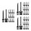 120Pcs Multiuse Computer Keyboard Dust Cleaning Brush Portable Black 7