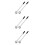 6Pcs Silver Window Push Rod Tool for High Windows and Curtain Control 4