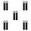 10Pcs Antislip Black Broom Handle Covers Mop Rod End Caps Replacement 9