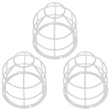 6Pcs Silver Safety Light Guard Cover Iron Wire Mesh Durable Protection