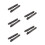 5Sets Home Use Solid Wood Pool Cue Holder Wall Rack Assorted Colors 8