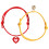 4Pcs Pet Cat Necklaces Adjustable Handmade Collars with Heart Pendant 2