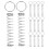 100Sets Spring Puzzle Ring Trick Toy for Family Fun 1