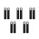 10Pcs Antislip Black Broom Handle Covers Mop Rod End Caps Replacement 10
