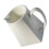 3Pcs Elegant White Ceramic Milk Creamer Pitchers for Coffee Tea 2