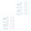 48Pcs Sky-Blue Acrylic Mini Rocking Shower Table Scatter 5