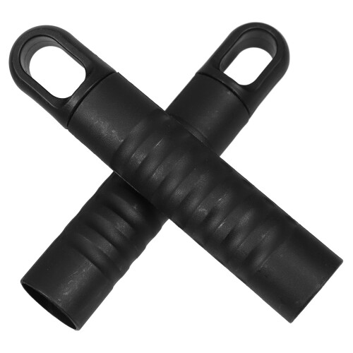 10Pcs Antislip Black Broom Handle Covers Mop Rod End Caps Replacement 2
