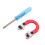 2Sets Hoogrendement Aluminium D Loop En U Nock Voor Compound 9