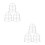 6Pcs Silver Safety Light Guard Cover Iron Wire Mesh Durable Protection 4